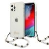 Guess GUHCP12LKPSWH iPhone 12 Pro Max 6,7 Transparent hardcase White Pearl
